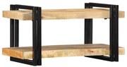 Ράφι τοίχου 70x33x35 cm Στερεό ακατέργαστο ξύλο Mango - Καφέ