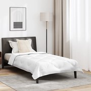 vidaXL Πάπλωμα με μαξιλάρι Λευκό 135 x 200 cm Μικροΐνες