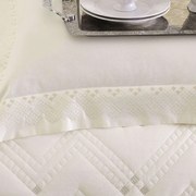 Κουβερλί Lizzie Σετ 3τεμ. Ecru Ρυθμός Υπέρδιπλo Microsatin
