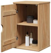 vidaXL Ντουλάπι Μπάνιου Επιτοίχιο OTTA 35x30x55 εκ. Μασίφ Ξύλο Πεύκου