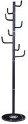 Καλόγερος ρούχων Lorenda μέταλλο μαύρο Φ37x175εκ 37x37x175 εκ.