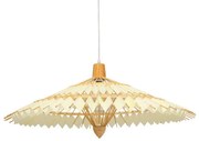 Φωτιστικό Οροφής Ventalia 00895 1xΕ27 Φ80x40cm Brown GloboStar