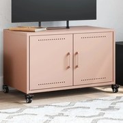Έπιπλο Τηλεόρασης Ροζ 68 x 39 x 43,5 εκ. Χάλυβας 846639