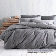 Κουβερλί Charisma (Σετ 2τμχ) Grey Ρυθμός Ημίδιπλο 160x240cm 100% Βαμβάκι