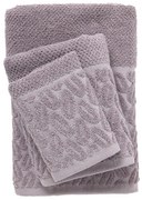 Πετσέτες Best 0785 (Σετ 3τμχ) Grey Das Home Σετ Πετσέτες 70x140cm Βαμβάκι-Πολυέστερ