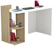 ΓΡΑΦΕΙΟ ΜΕΛΑΜΙΝΗΣ SONAMA ΛΕΥΚΟ 112x55x85Y εκ.