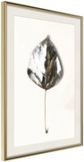 Αφίσα - Silvery Leaf - 40x60 - Χρυσό - Με πασπαρτού