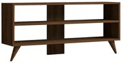 Έπιπλο τηλεόρασης Prestige pakoworld σε καρυδί απόχρωση 120x29,6x50εκ (1 τεμάχια)