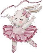 Αυτοκόλλητα Τοίχου Ballerina Bunny 61x50εκ. Sipo SIP-WS63032
