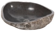 ΝΙΠΤΗΡΑΣ STONE SINK ΛΑΞΕΥΜΕΝΗ ΠΕΤΡΑ ΓΚΡΙ ΑΠΟΧΡΩΣΗ HM4193 55x44x16 εκ.