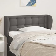 vidaXL Κεφαλάρι με Πτερύγια Γκρι 83x23x78/88 εκ. Συνθετικό Δέρμα