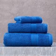Πετσέτα Illusion Blue Ρυθμός Προσώπου 50x90cm 100% Cotton