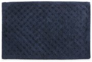 Πατάκι Μπάνιου Vania Blue-Black Nef-Nef Homeware 60X90 100% Βαμβάκι