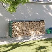 Ξυλοθήκη Πράσινη 234 x 45 x 100 εκ. από Γαλβανισμένο Ατσάλι 364545