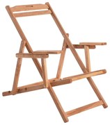 Σεζλόνγκ Λήμνος HM5799.02 62,5x97x105cm 2x1 Με Μπράτσα Εμποτισμού Natural