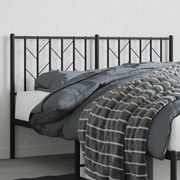 vidaXL Κεφαλάρι Μαύρο 140 εκ. Μεταλλικό
