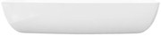 Πολυτελής Κεραμικός Νιπτήρας Μακρόστενος Λευκός 71 x 39 cm