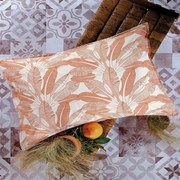 Μαξιλαροθήκες Badida 06 (Σετ 2τμχ) Peach-Ecru Kentia 50Χ70 100% Cotton Percale