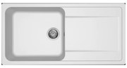 Νεροχύτης κουζίνας LIFE 480 Bianco 68 ELLECI 100x50cm