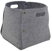 Καλάθι Αποθήκευσης 813223 31x31x31cm Grey Ankor Ύφασμα