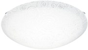 Φωτιστικό Οροφής Led Riconto 93536 White Eglo Μέταλλο,Γυαλί