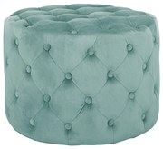 Σκαμπό Kassie Φυστίκι Βελούδο Τύπου Chesterfield Φ60x43 Υ Εκ.