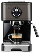 Μηχανή Espresso BXCO1200E 36,8x36x24,8cm 1200W Grey-Multi Black&amp;Decker Ανοξείδωτο Ατσάλι