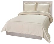 Σεντόνια Satin Embroidered Classico 1 (Σετ 4τμχ) Ivory Anna Riska King Size 270x270cm 100% Βαμβακοσατέν