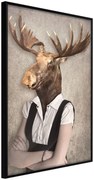 Αφίσα - Animal Alter Ego: Moose - 40x60 - Μαύρο - Χωρίς πασπαρτού