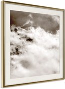 Αφίσα - Clouds - 20x20 - Χρυσό - Με πασπαρτού