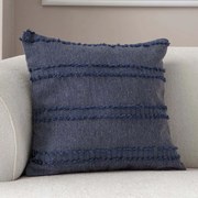 Μαξιλαροθήκη Διακοσμητική Tuffet 881PCR1645 Blue Aberto Design 43X43 Πολυέστερ