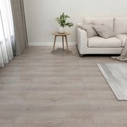 vidaXL Δάπεδο Αυτοκόλλητο Χρώμα Taupe 20 τεμ. 1,86 μ² από PVC