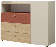 Συρταριέρα Yuki 1D 3S-Korali