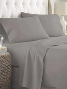 Σεντόνια Μονά 160x270 Σετ 3 τεμ. Sunshine Cotton Feelings 24 - Grey 152-12