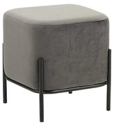 BELLA/S ΣΚΑΜΠΟ GREY VELVET ΥΦΑΣΜΑ 36X36Χ38εκ.