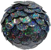 Χριστουγεννιάτικη Πλαστική Μπάλα 8cm 237871