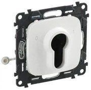 Διακόπτης 2 Θέσεων με Κλειδί Λευκό Valena Allure 755235 Legrand-755235-Λευκό 755235