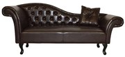 ΑΝΑΚΛΙΝΔΡΟ T.CHESTERFIELD NIOVI HM3007.01 PU ΣΚ.ΚΑΦΕ ΑΡ. ΜΠΡΑΤΣΟ 189x61x84Yεκ. - HM3007.01