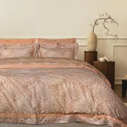 Παπλωματοθήκη Executive 1689 (Σετ 3τμχ) Teracotta-Grey Das Home Υπέρδιπλo 220x240cm Tencel