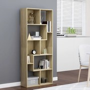Βιβλιοθήκη Χρώμα Sonoma Δρυς 67x24x161 εκ. από Επεξ. Ξύλο 801880