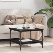 vidaXL Τραπεζάκι σαλονιού Μαύρη Οξυά 55 x 55 x 40 cm