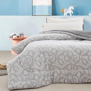 Κουβερτοπάπλωμα Παιδικό Luminous Trip Grey Palamaiki Ημίδιπλο 160x220cm Πολυέστερ