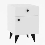 Κομοδίνο Pila 835PUQ2711 40x42x60cm White