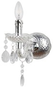 Απλίκα Τοίχου Aca Pegasus SF63991W Chrome/Clear