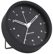 Επιτραπέζιο Ρολόι - Ξυπνητήρι KA5806BK Tingle Steel Black Karlsson Μέταλλο