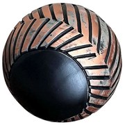 Διακοσμητικό Αντικείμενο 0038-223-046 10x10x10cm Black-Bronze Πολυρεσίνη