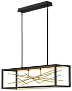 Κρεμαστό Φωτιστικό Οροφής  Ταινία LED  55W Μαύρο Styx QN-STYX-LED-ISLE-BG Quintiesse Elstead Lighting-QN-STYX-LED-ISLE-BG-Μαύρο QN-STYX-LED-ISLE-BG