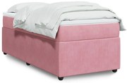 ΚΡΕΒΑΤΙ BOXSPRING ΜΕ ΣΤΡΩΜΑ ΡΟΖ 80 X 200 ΕΚ. ΒΕΛΟΥΔΙΝΟ 3285607