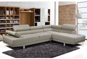 Καναπές Αριστερή Γωνία Sector Ε989,4L 268x196x79/H.84cm Beige Ύφασμα