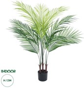 21154 GloboStar®  Artificial Garden PALM TREE 21154 Διακοσμητικό Φυτό Φοίνικας Υ120cm